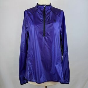 On Running Zero Jacket Long Sleeve Ultralight 1/4 Zip Packable Twilight L NWT